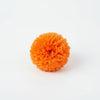 10 Pcs Artificial Genda Flower Heads for DIY Crafts & Festive Decor
