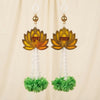 Lotus Shubh Labh Hanging with Artificial Marigold.