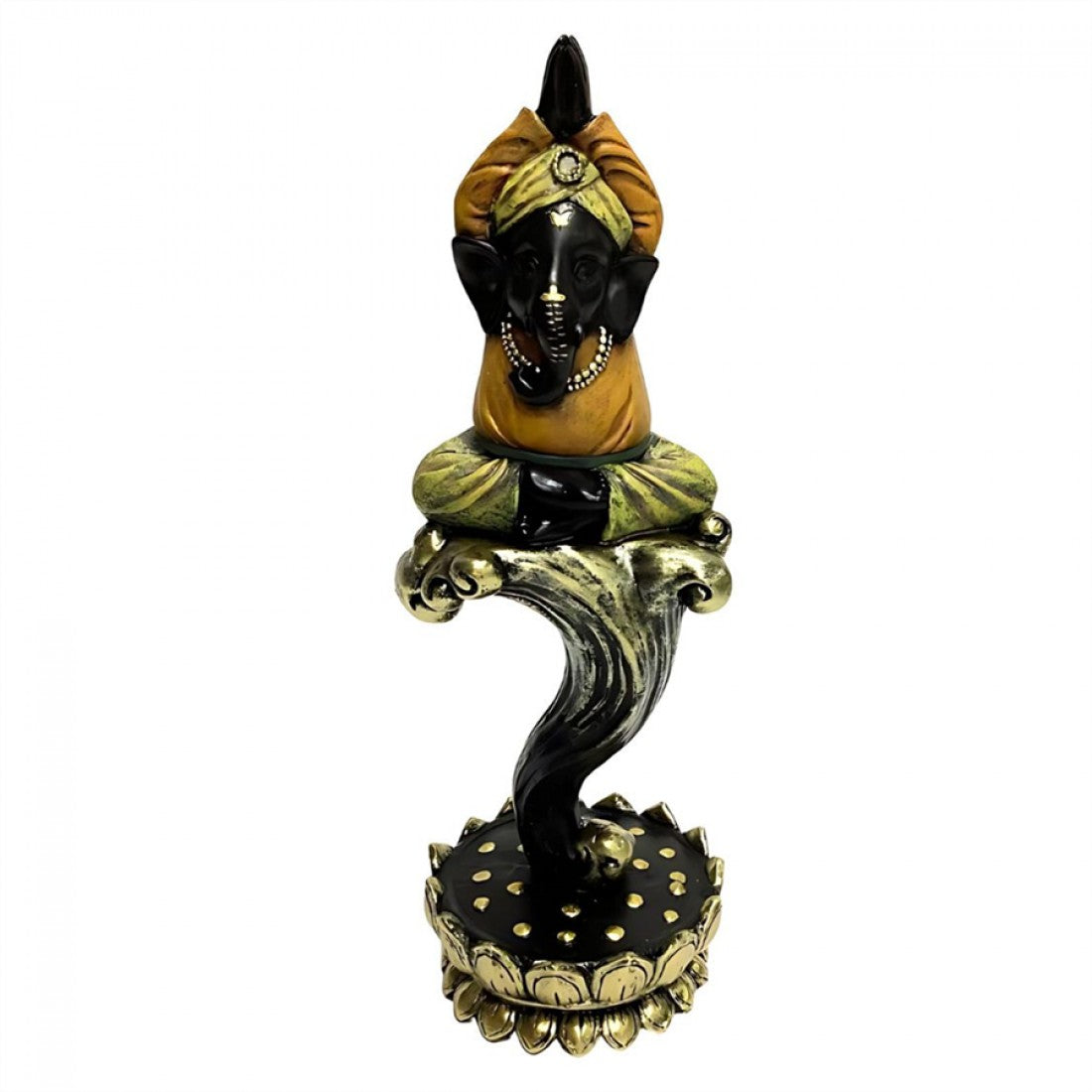 27.5cm Resin Yoga Ganesh Statue