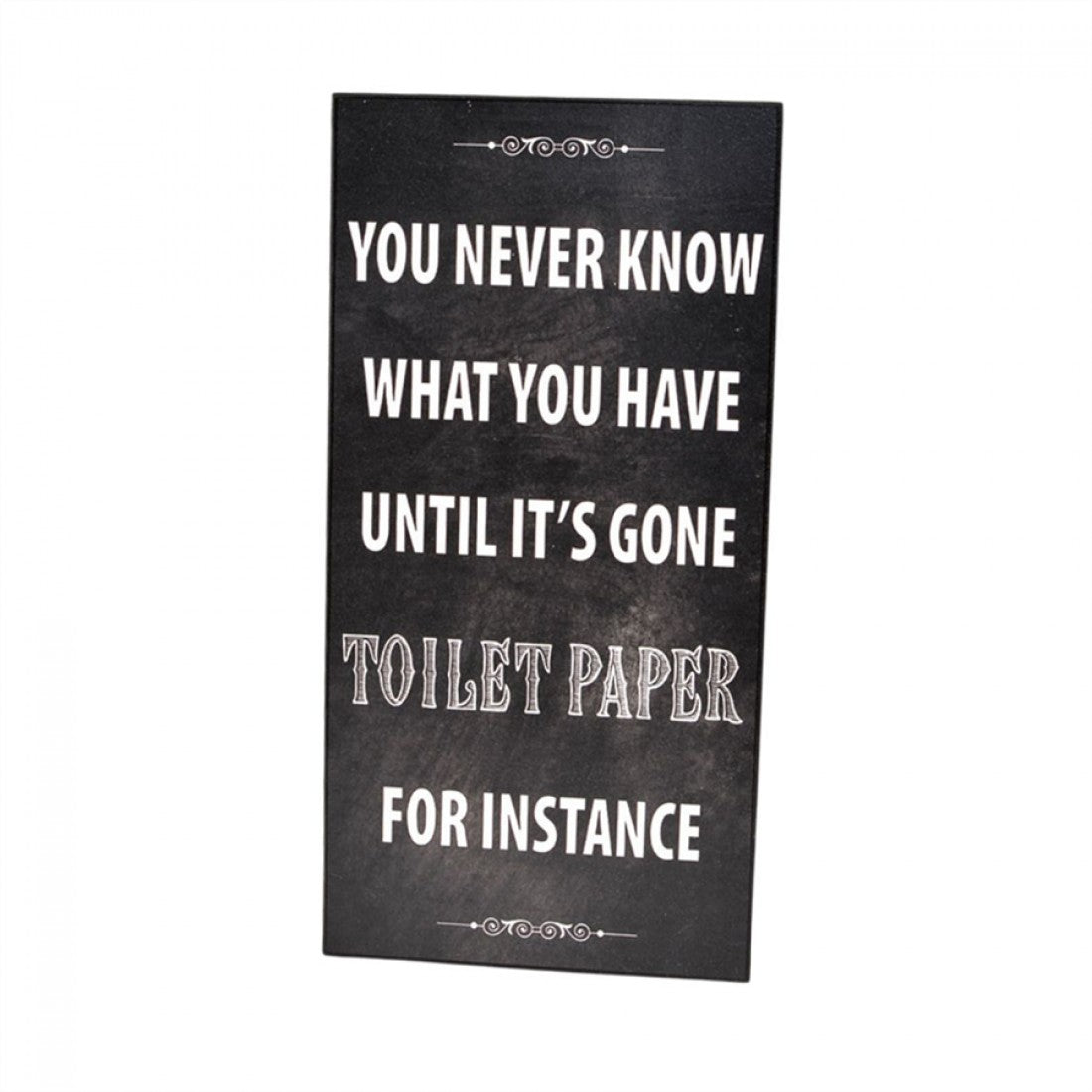 Wooden Wall Plaque-Toilet Paper 20x40x1.8cm