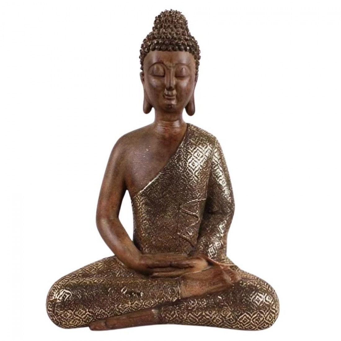36.5cm Resin Sitting Buddha