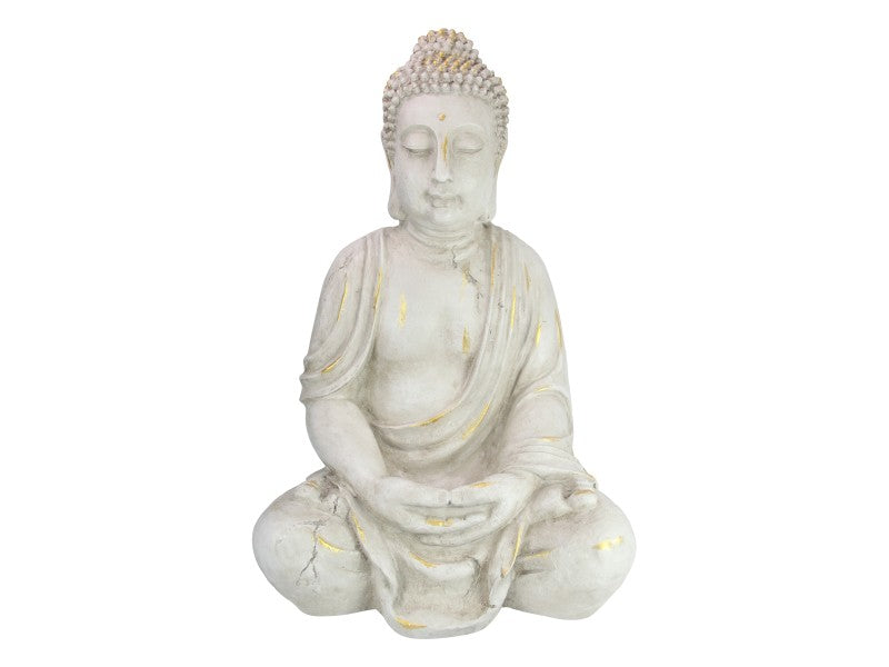 68cm White/gold Rulai Buddha