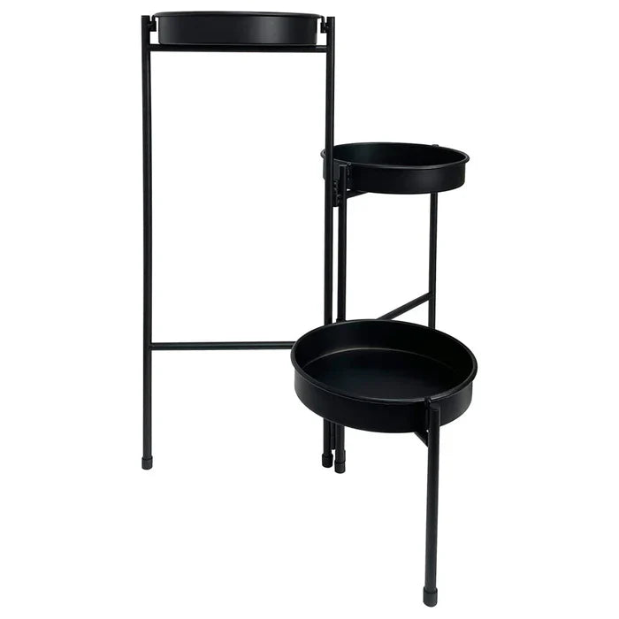 40cm Black 3 Tier Pot Holder