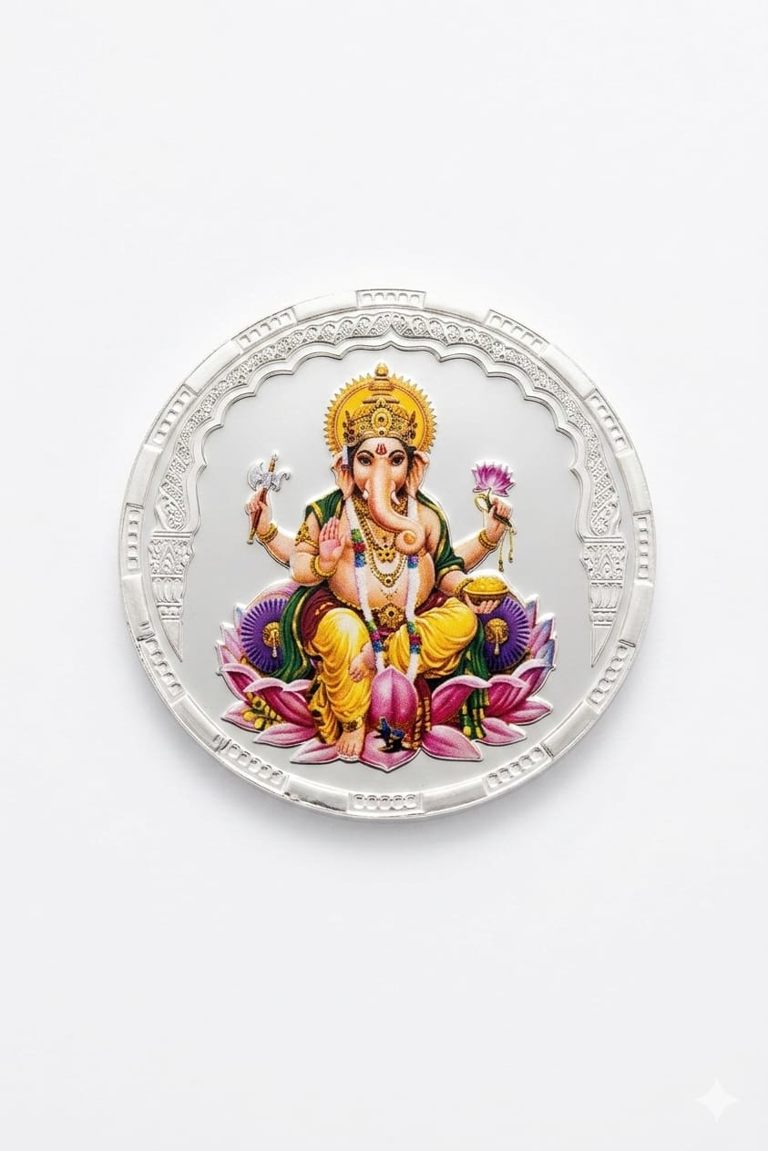 50gm Silver Coin for Diwali
