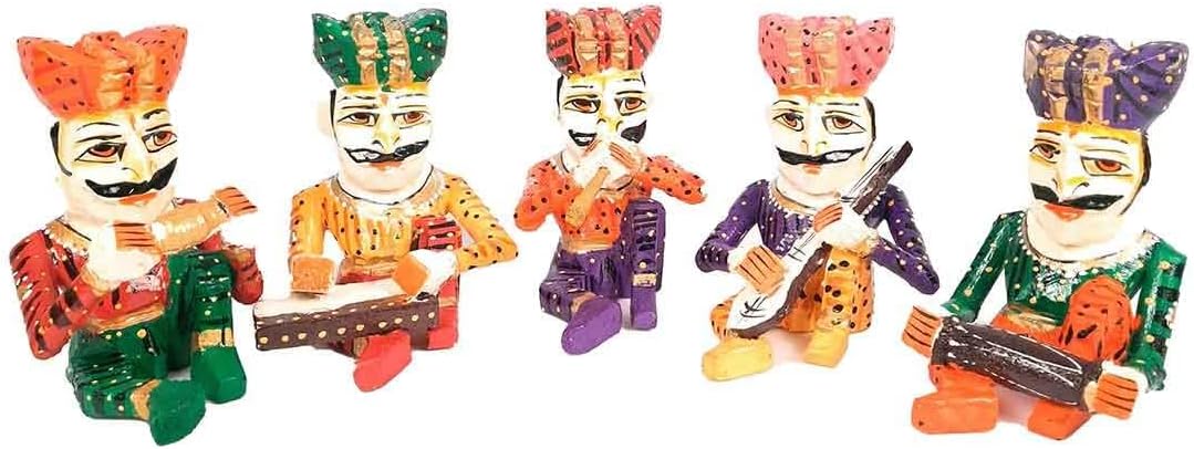 Rajasthani Musician Showpiece Set of 5