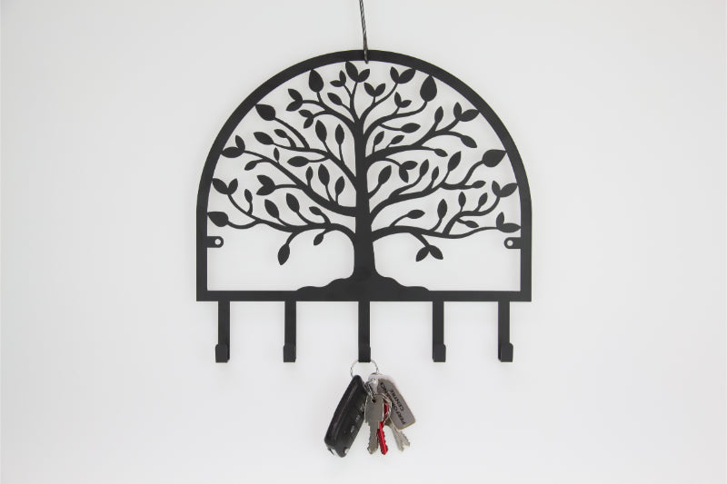 30CM TREE OF LIFE METAL KEY RACK HANGER