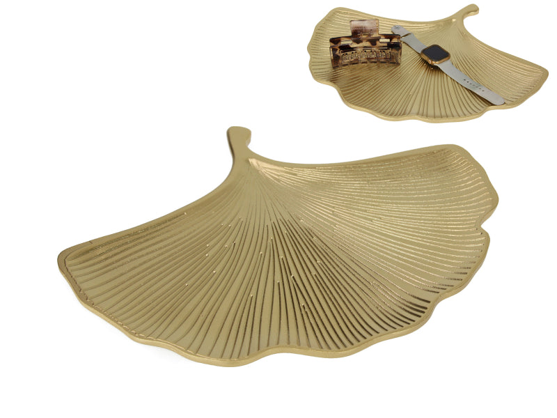 39cm Gold Fan Shape Tray