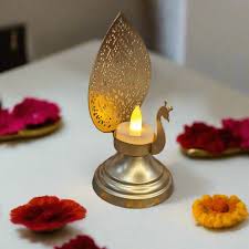 Peacock Tealight Holder Diwali