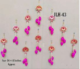 Diwali Decoration Lotus Hanging Strings for for Home Decoration, Temple, Diwali