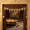 Premium Lotus Toran Door Hanging – 38 Inch | Decorative Bandhanwar for Diwali & Wedding | Indian Festive Home Décor