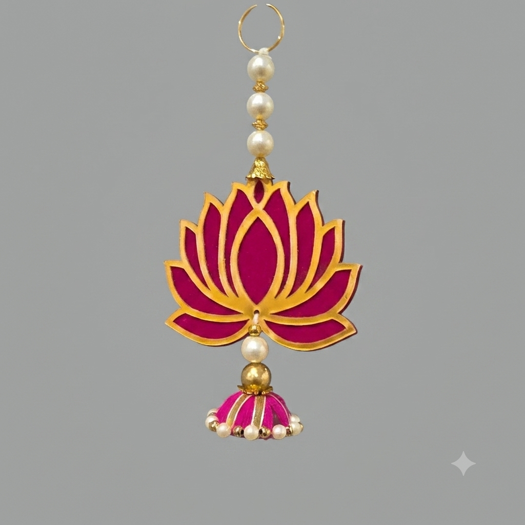 Lotus Wall Hanging Pack of 5 | Festive & Mandir Decor