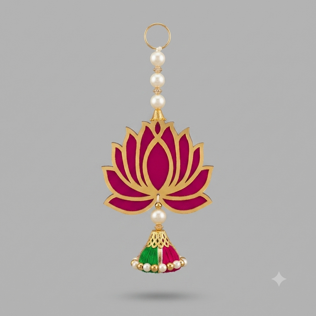 Lotus Wall Hanging Pack of 5 | Festive & Mandir Decor