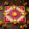 Traditional Reusable Decorative Rangoli Mat for Diwali & Festival Decor