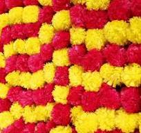 Marigold Flower Garland – 5pcs Pack
