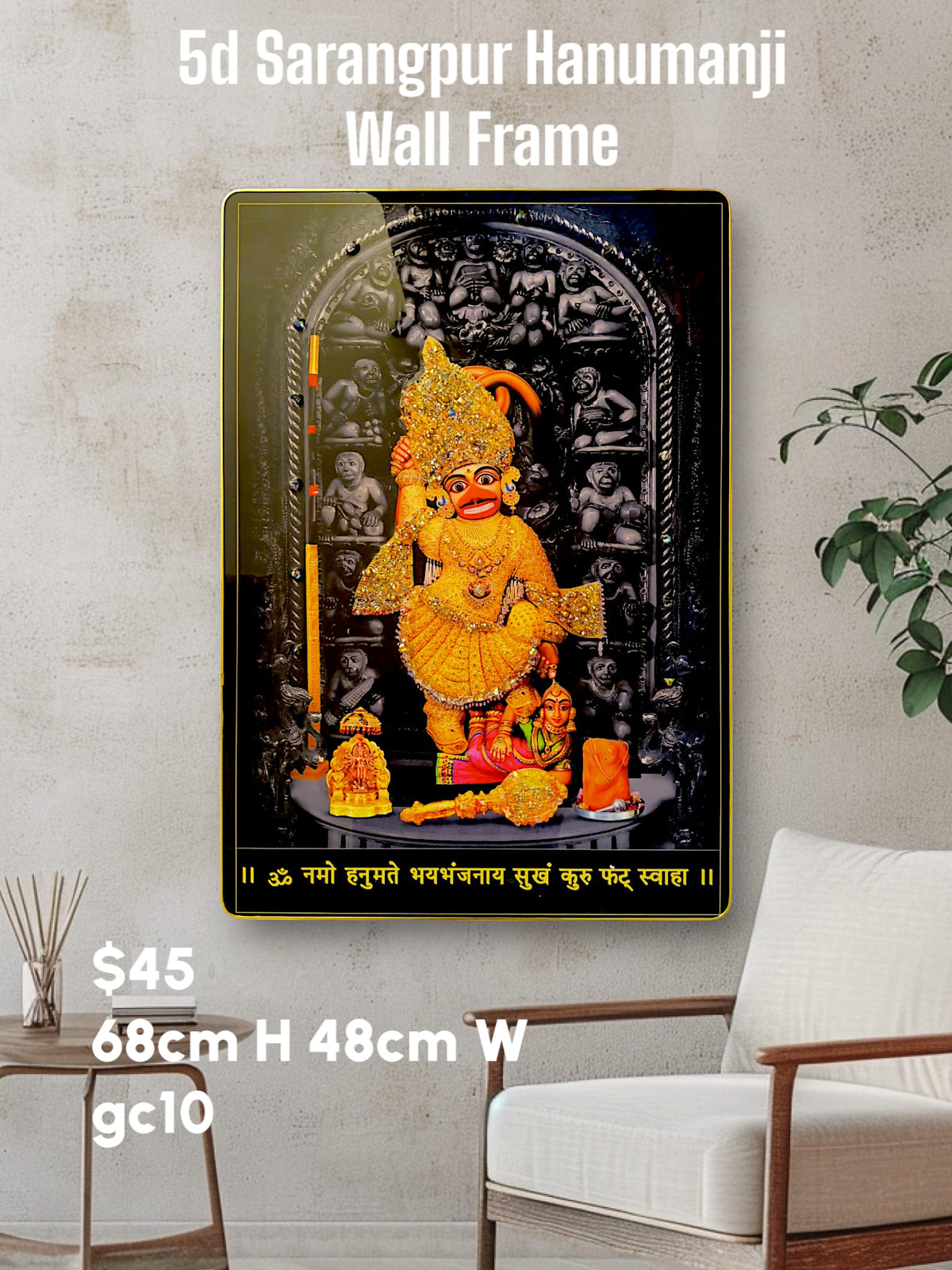 Sarangpur Hanuman Wall Painting