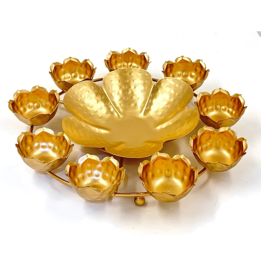 Lotus Urli with tealight Holder