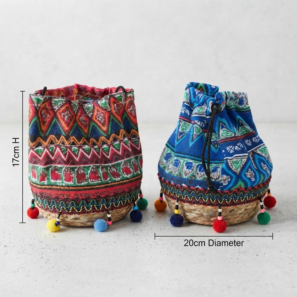 Jute Hamper Basket 20cm W