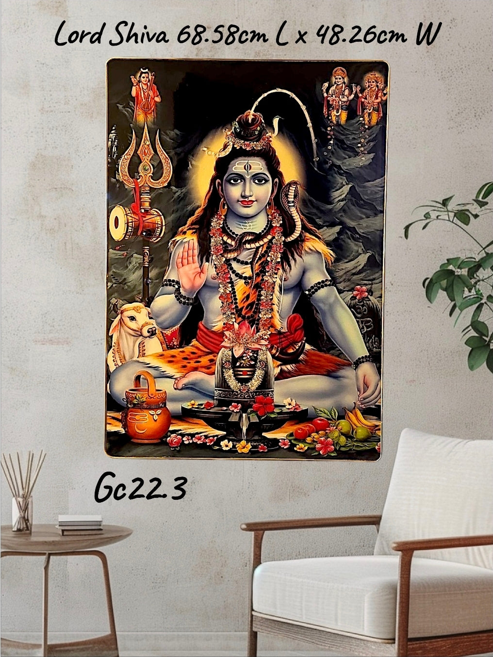 Lord Shiva Wall Painting