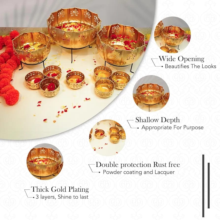 Urli Bowl Set for Festival Decoration