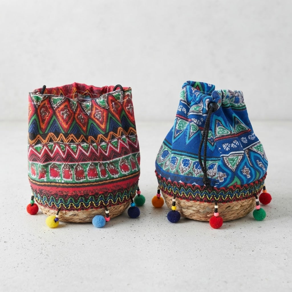 Jute Hamper Basket 20cm W