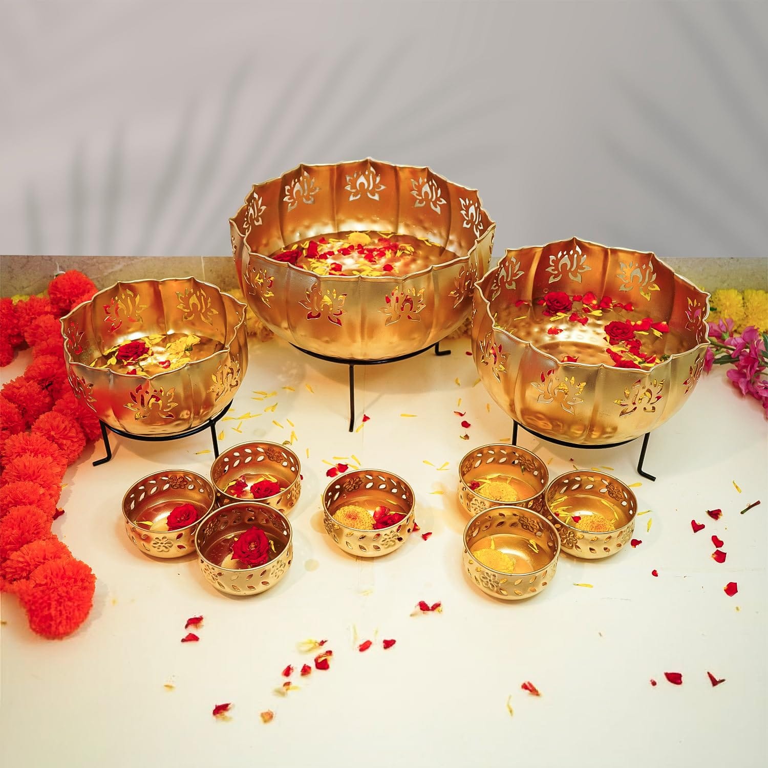 Urli Bowl Set for Festival Decoration