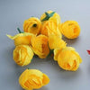 10 Pcs Artificial Rose Flower Heads for DIY Crafts & Festive Decor